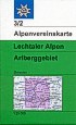 Blatt 3/2 S: <STRONG>Lechtaler Alpen, Arlberggebiet</STRONG>, Skiroutenausgabe, UTM-Gitter, 2003