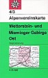 Blatt 4/3: <STRONG>Wetterstein und Mieminger Gebirge, östliches Blatt,</STRONG> UTM-Gitter, 2005