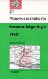 Blatt 5/1:&nbsp;<STRONG>Karwendelgebirge, westliches Blatt, </STRONG>UTM-Gitter, 2005