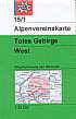 Blatt 15/1: <STRONG>Totes Gebirge, westl. Blatt, </STRONG>Wege- und Skirouten, UTM-Gitter,&nbsp;2004