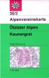 Blatt 30/3: <STRONG>Ötztaler Alpen, Kaunergrat,</STRONG>&nbsp;UTM-Gitter, 2006