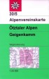 Blatt 30/5: <STRONG>Ötztaler Alpen, Geigenkamm,</STRONG>&nbsp;UTM-Gitter, 2006