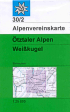 Blatt 30/2 S: <STRONG>Ötztaler Alpen, Weißkugel,</STRONG>&nbsp;Skirouten, UTM-Gitter, 2003