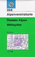 Blatt 30/6 S: <STRONG>Ötztaler Alpen, Wildspitze,</STRONG> Skirouten,&nbsp;UTM-Gitter, 2007