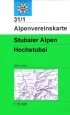 Blatt 31/1 S: <STRONG>Stubaier Alpen, Hochstubai,</STRONG> Skirouten, UTM-Gitter, 2005
