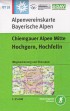Blatt BY18:<STRONG> Chiemgauer Alpen Mitte</STRONG><BR>Hochgern, Hochfelln<BR>mit Wegmarkierungen und Skirouten<BR>UTM-Gitter, 2008<BR>