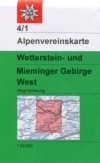 Blatt 4/1: <STRONG>Wetterstein und Mieminger Gebirge, westliches Blatt</STRONG>, UTM-Gitter, 2009