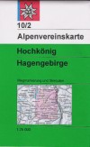 Blatt 10/2: <STRONG>Hochkönig / Hagengebirge</STRONG>, 2008, mit UTM-Gitter