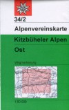 Blatt 34/2: <STRONG>Kitzbüheler Alpen, östl. Blatt</STRONG> 1:50.000, UTM-Gitter, 2009