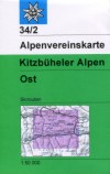 Blatt 34/2 S: <STRONG>Kitzbüheler Alpen, östl. Blatt</STRONG> 1:50.000, UTM-Gitter, 2009
