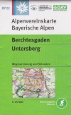 Blatt BY22: <STRONG>Berchtesgaden, Untersberg</STRONG><BR>mit Wegmarkierungen und Skirouten<BR>UTM-Gitter, 2008<BR>