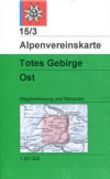 Blatt 15/3: <STRONG>Totes Gebirge Ost,</STRONG> <BR>mit Wegmarkierungen und Skirouten, 2010, UTM-Gitter