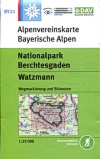<STRONG>Blatt BY 21: Nationalpark Bergchtesgaden, Watzmann<BR></STRONG>mit Wegmarkierunen und Skirouten<BR>UTM-Gitter, 2010