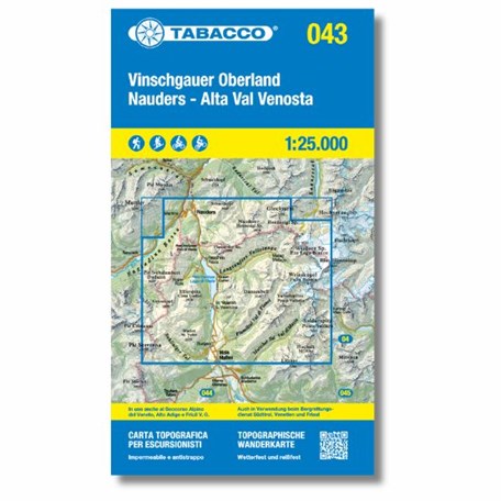 TABACCO 043 Wanderkarte