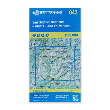 TABACCO 043 Wanderkarte