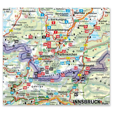 Touren Übersichtskarte