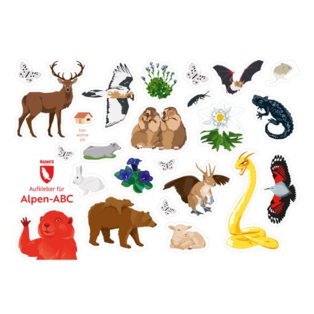 MARMOTA MAPS Alpen-ABC Kinderbuch
