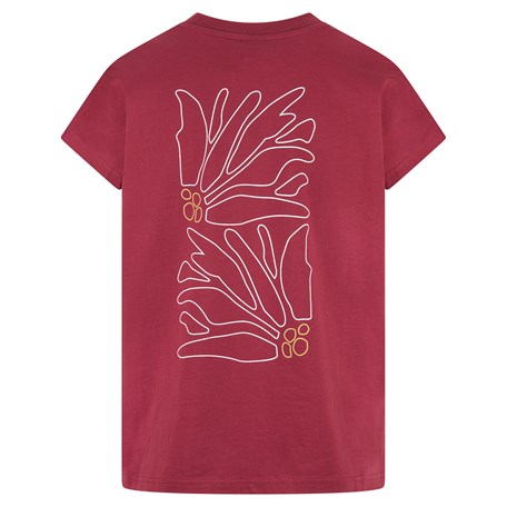 Ansicht der Rückseite mit Edeweiß-Print