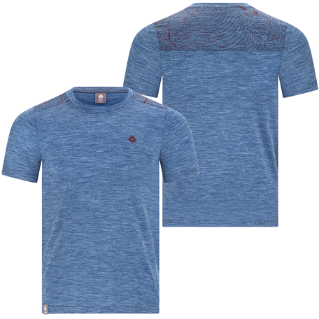 DAV Hochthron Funktionsshirt Vorder- und Rückansicht