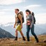 Pallas Trekkingshorts  seitliche Ansicht und getragen am Berg