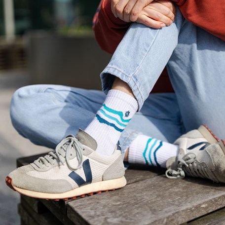 Sportsocken getragen