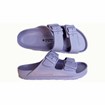 lavendelfarbene Hüttenschuhe