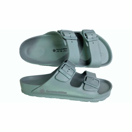 aloefarbene Hüttenschuhe