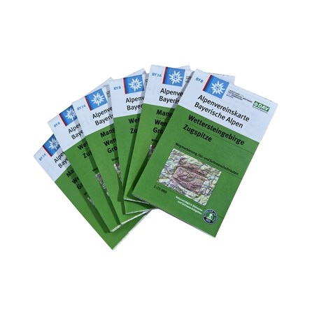 6 Alpenvereinskarten in Altauflage