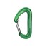 grüner Karabiner mit Drahtschnapper