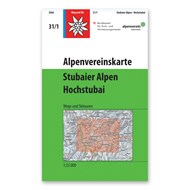 Titelbild Karte AV 31/1 Stubaier Alpen, Hochstubai