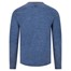 Rückansicht blaues Langarshirt mit Edelweiß-Logo oben mittig