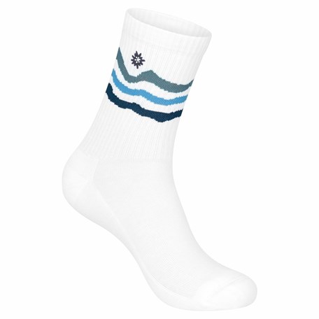 Socke blau